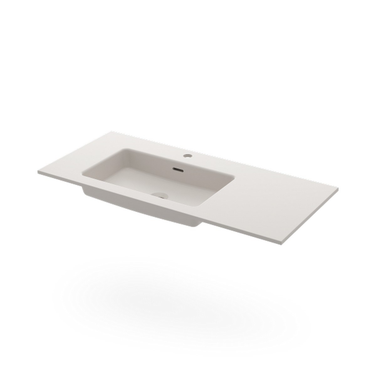 Handfat Ise 100x45cm, Vänster, Matt, Vit