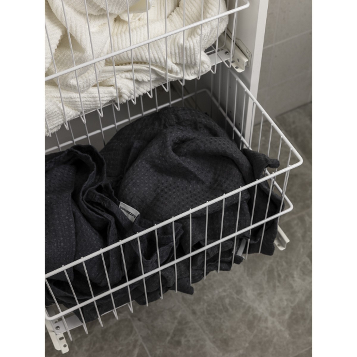 Tvättkorg 35x25cm Vit