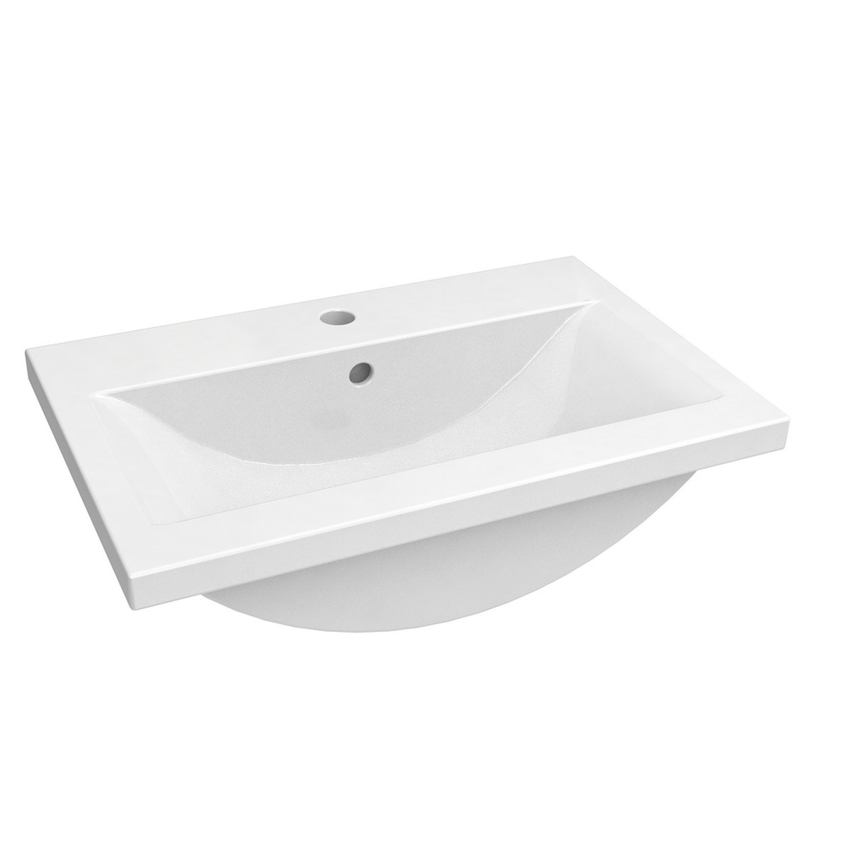 Handfat Paula 60x40cm, Vit