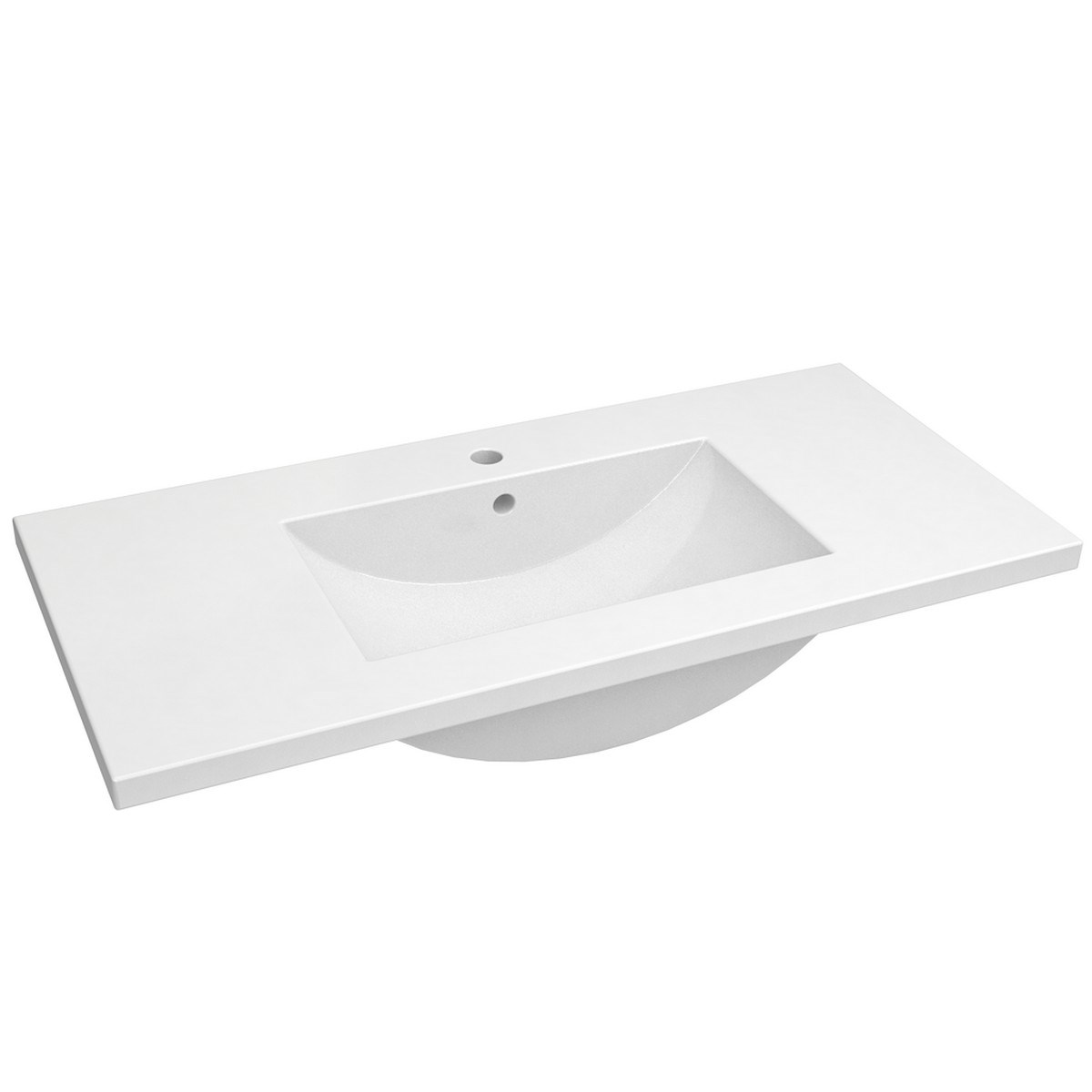 Handfat Seville 100x45cm, Vit