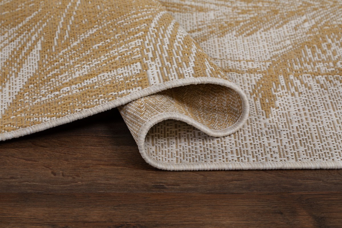 Vävd Matta Bahamas Palm Guld, 160x230cm