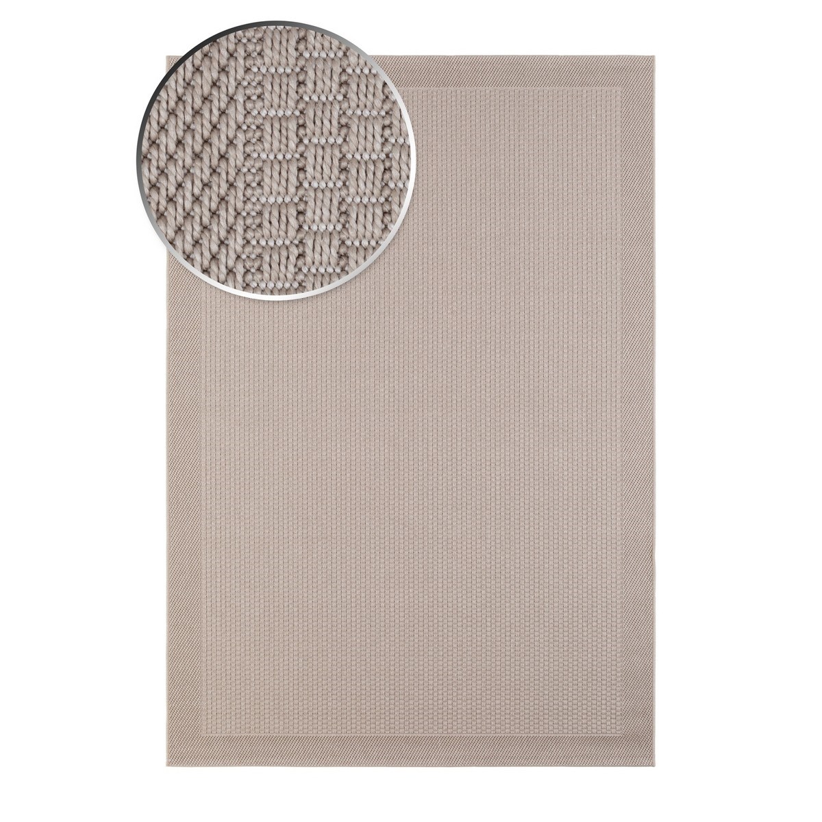 Vävd Matta Miami Natur, 133x190cm