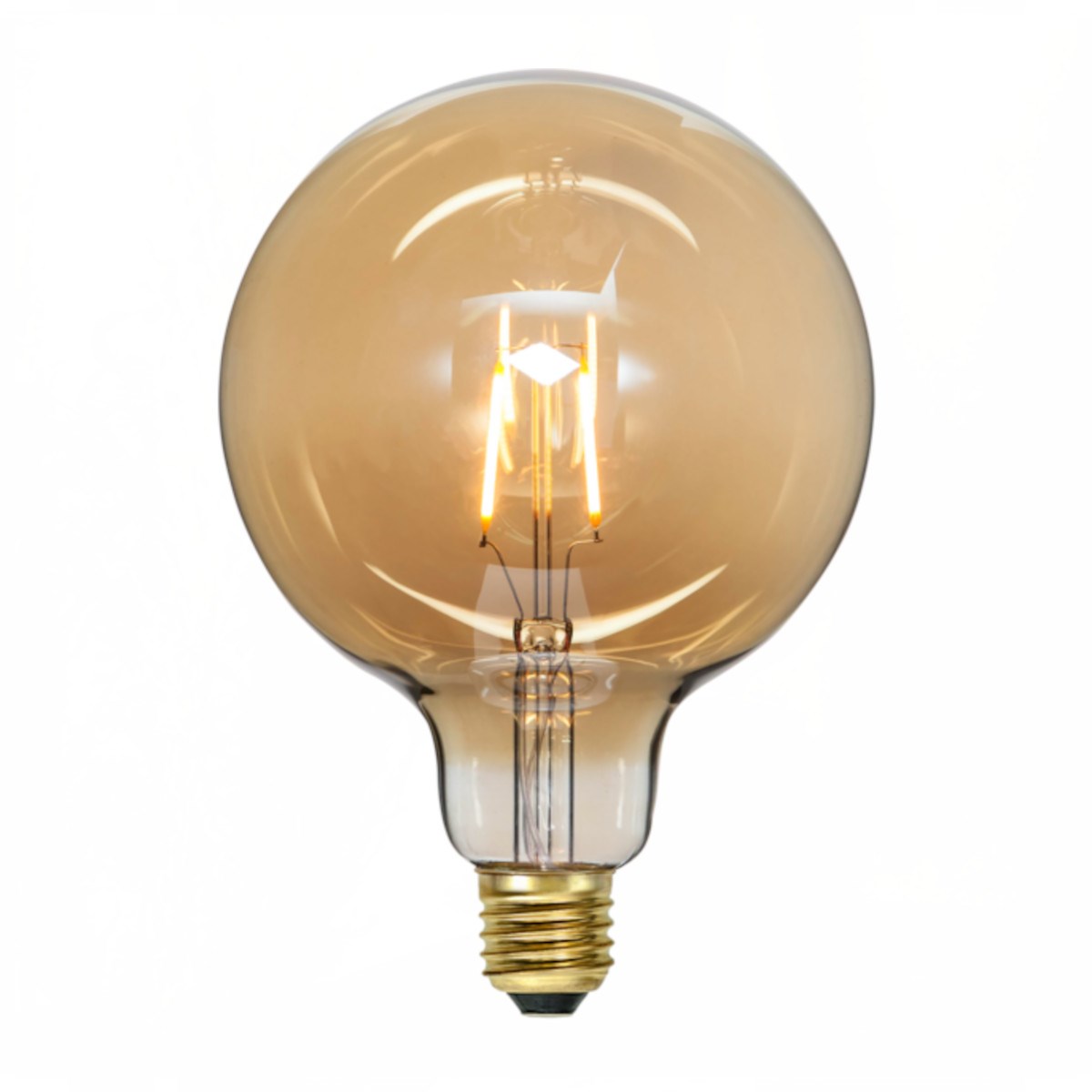 Led Lampa G125 Plain Amber E27