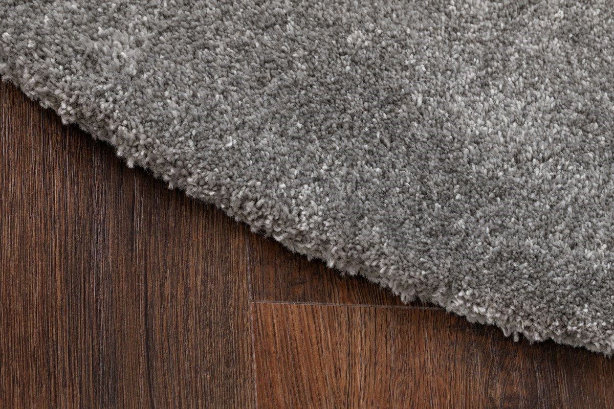 Ryamatta Sheraton Rund Grå, 80cm