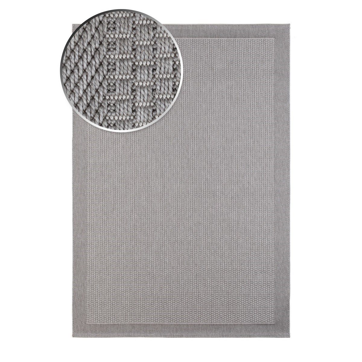 Vävd Matta Miami Grå, 200x290cm