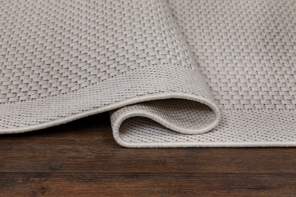 Vävd Matta Miami Vit, 133x190cm