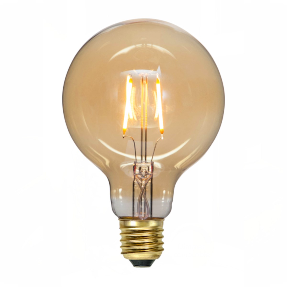 Led Lampa G95 Plain Amber, E27