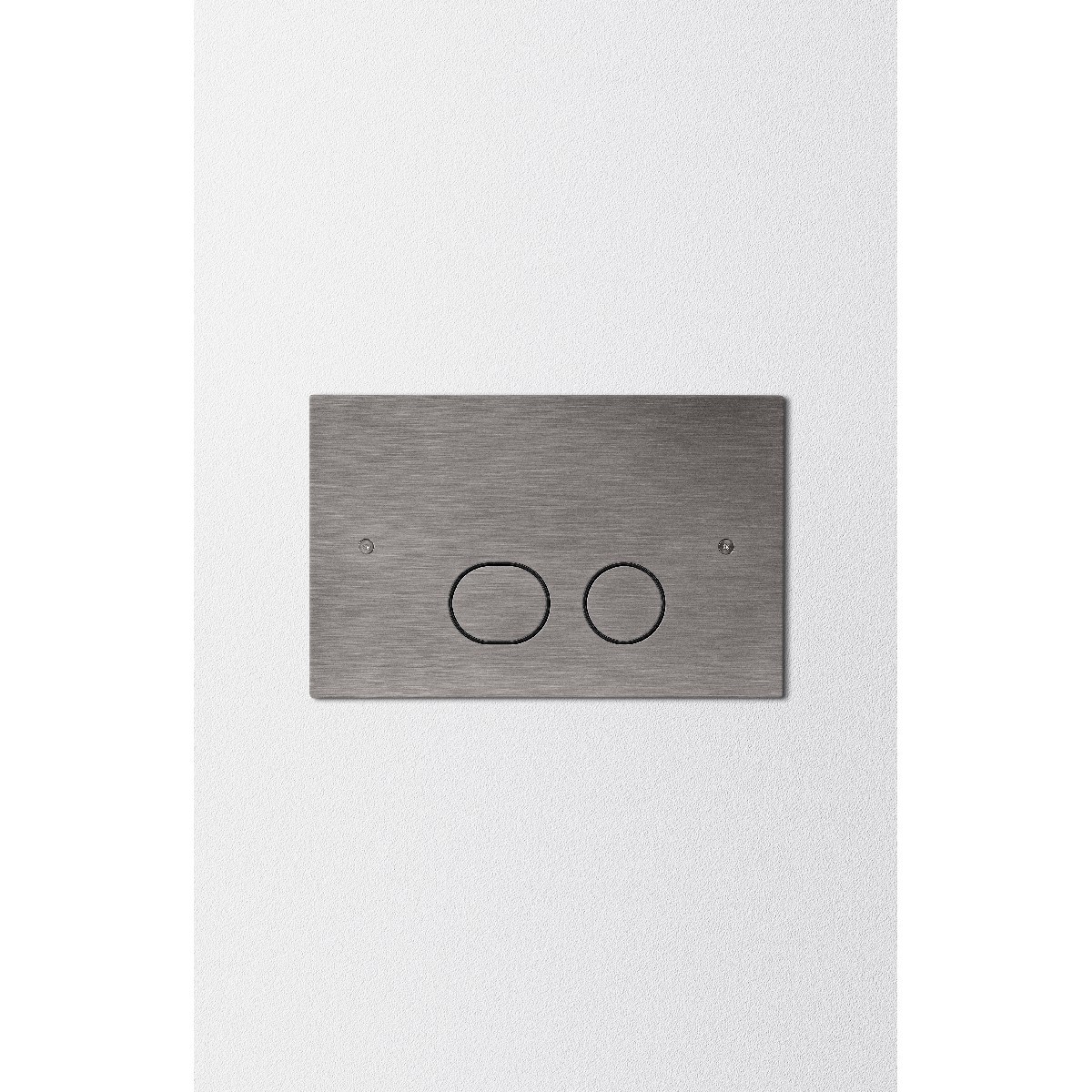 Spolknapp Steel Style Brushed Stainless