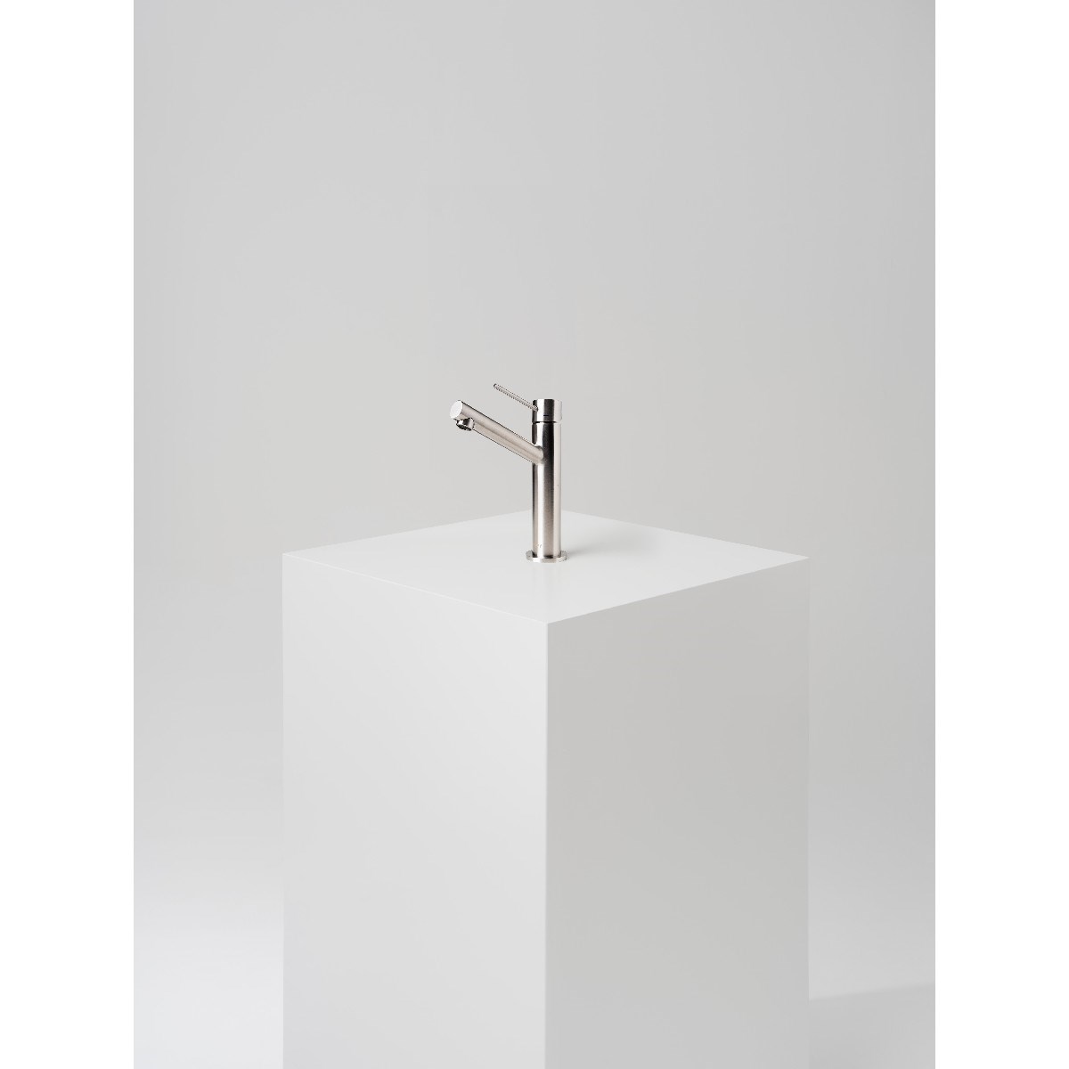 Tvättställsblandare Steel Vector Mid Brushed Stainless