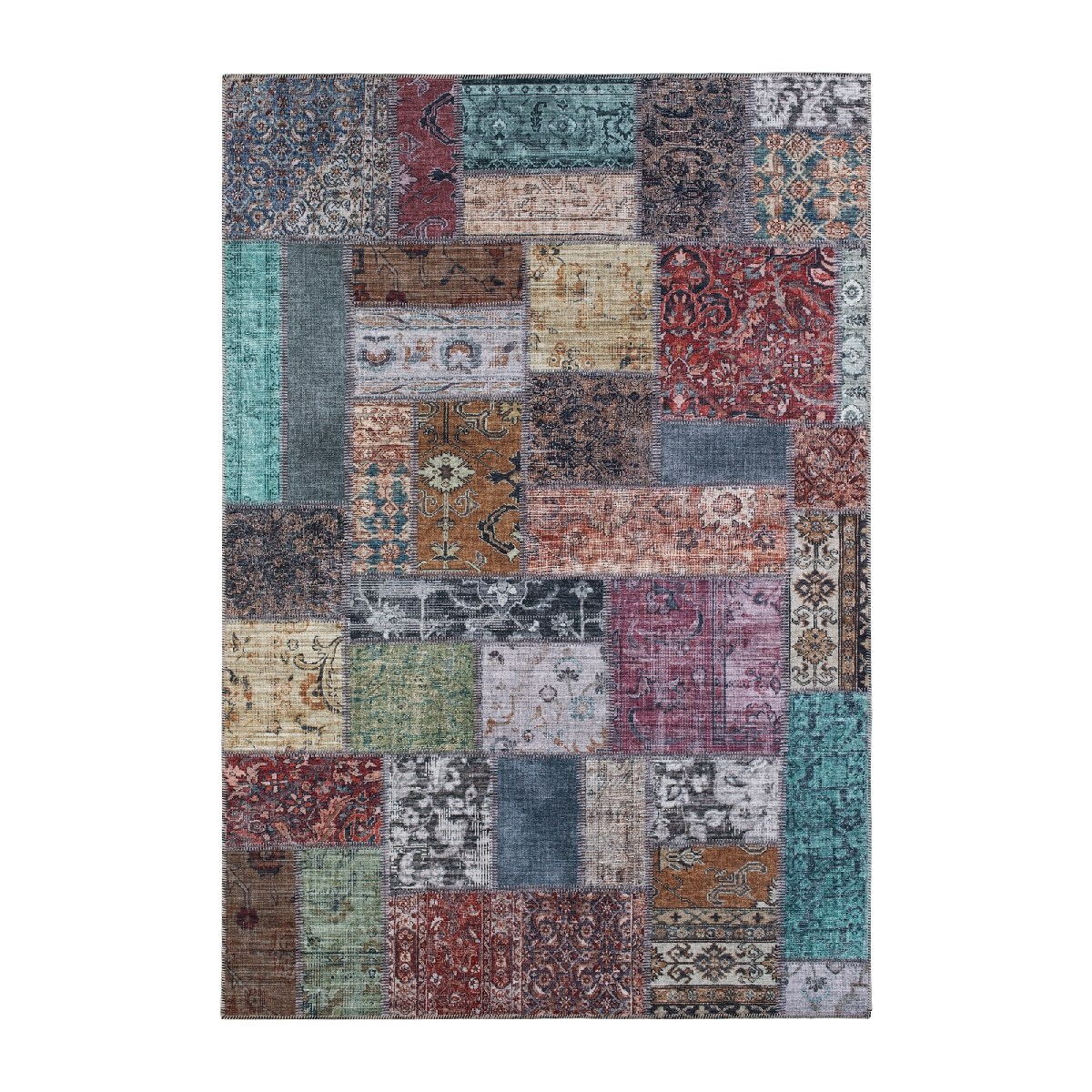 Wiltonmatta Patchwork Multi, 230x160cm