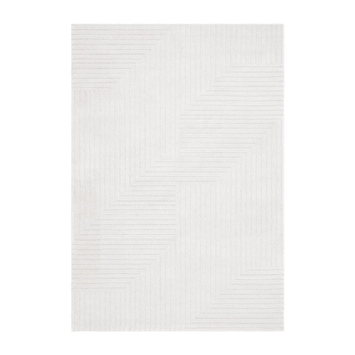 Wiltonmatta Bella Modern Vit, 230x160cm