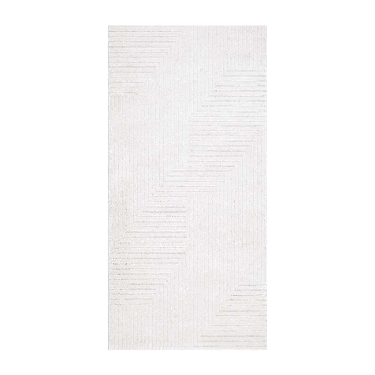 Wiltonmatta Bella Modern Vit, 150x80cm