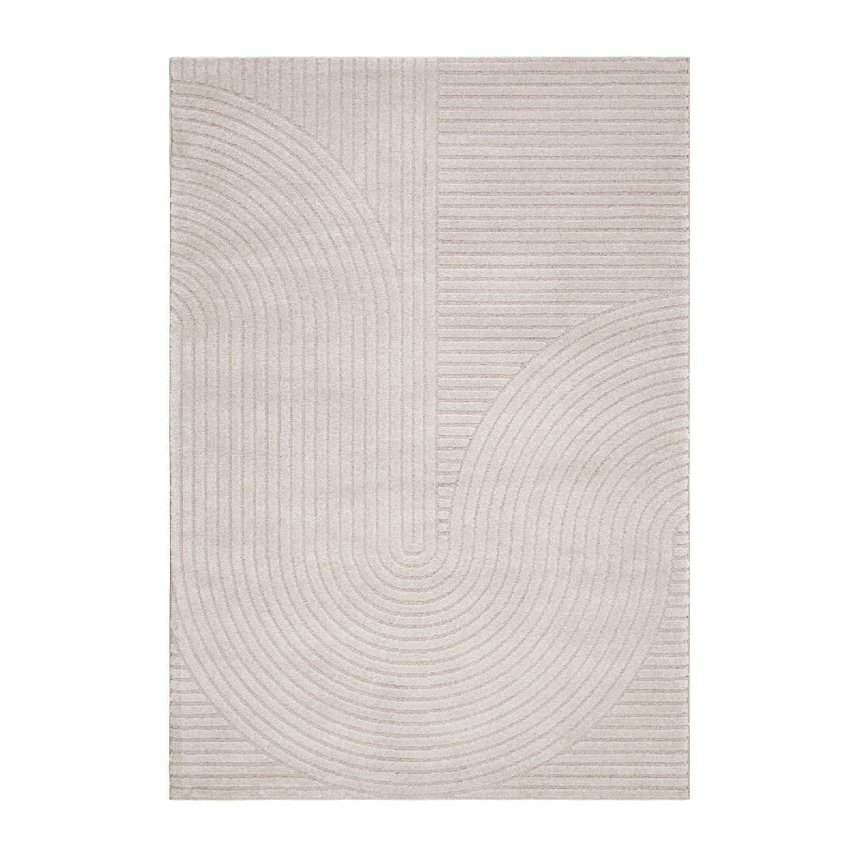 Wiltonmatta Bella Shape Linne Beige, 230x160cm
