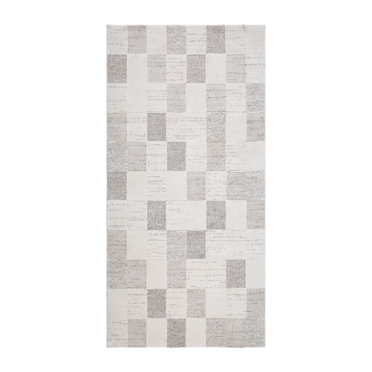 Wiltonmatta Bella Square Grå, 150x80cm