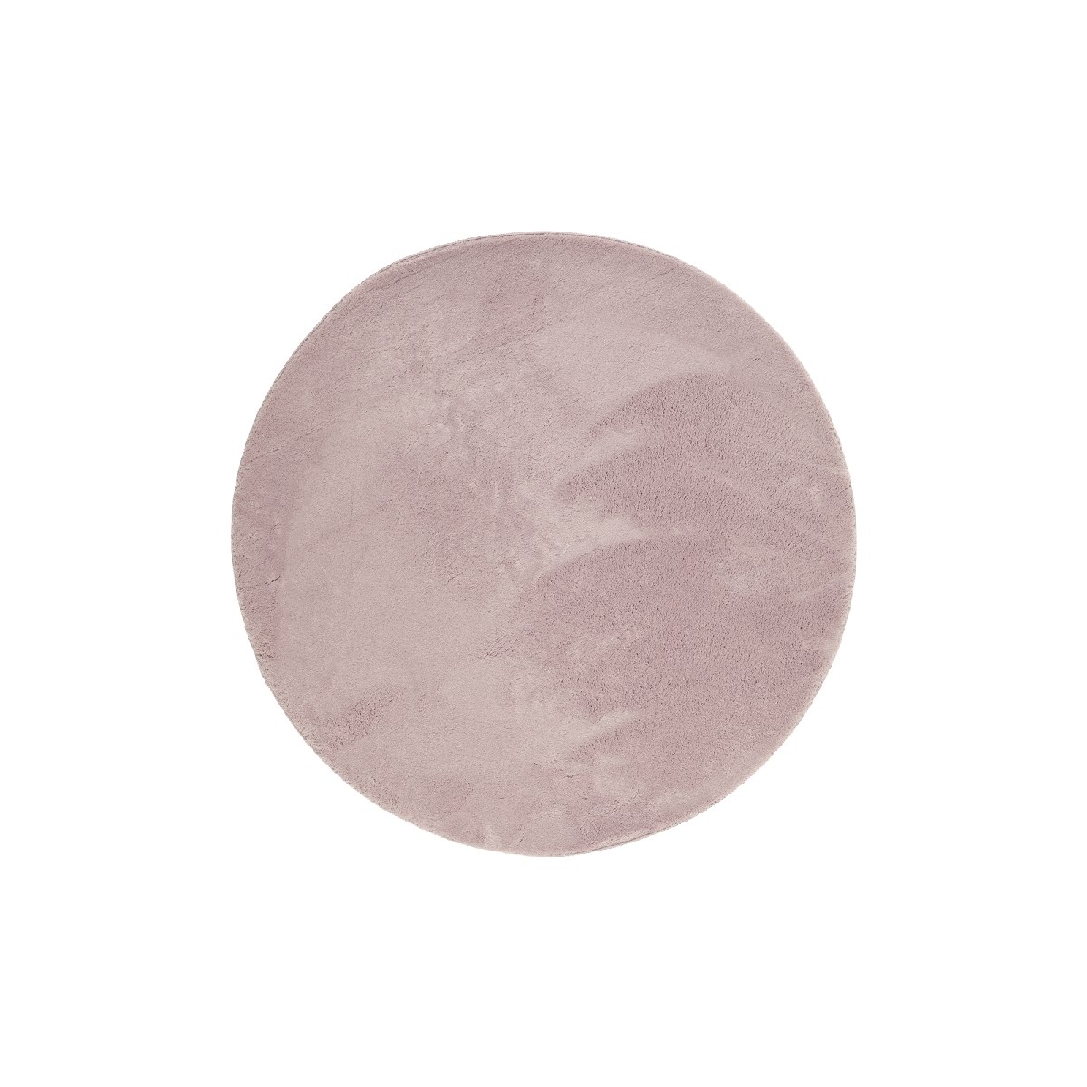 Ryamatta Soft Dusty Pink Rund Rosa, 120cm