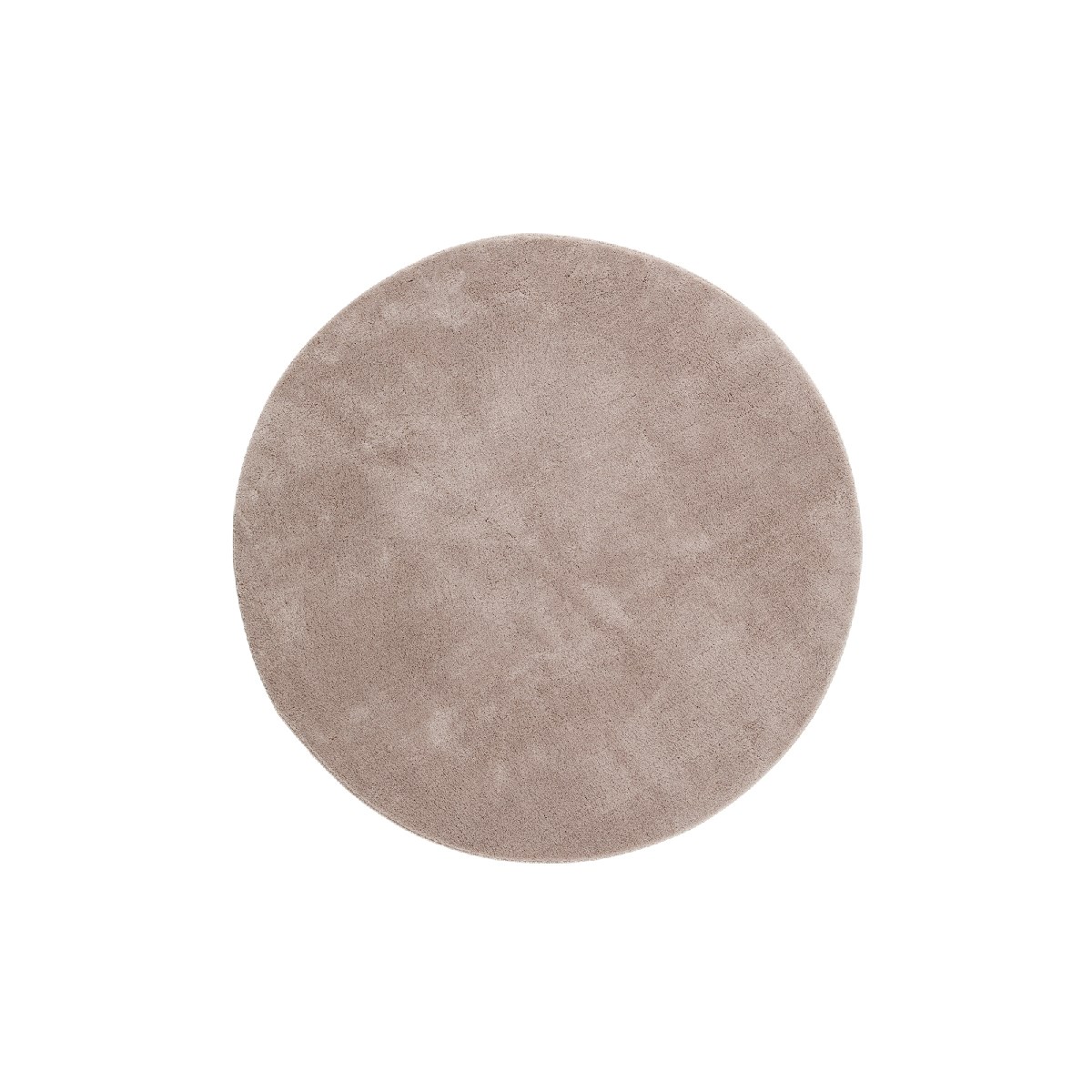 Ryamatta Soft Greige Rund Grå, 120cm