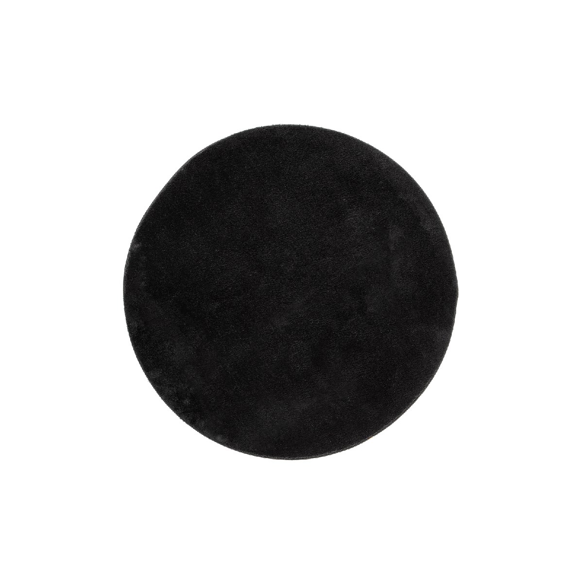 Ryamatta Soft Rund Svart, 120cm