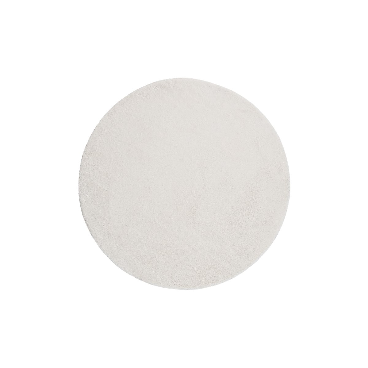 Ryamatta Soft Rund Vit, 120cm