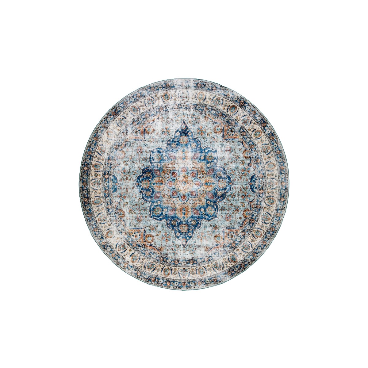 Wiltonmatta Tarfaya Medallion Rund Multi, 200cm