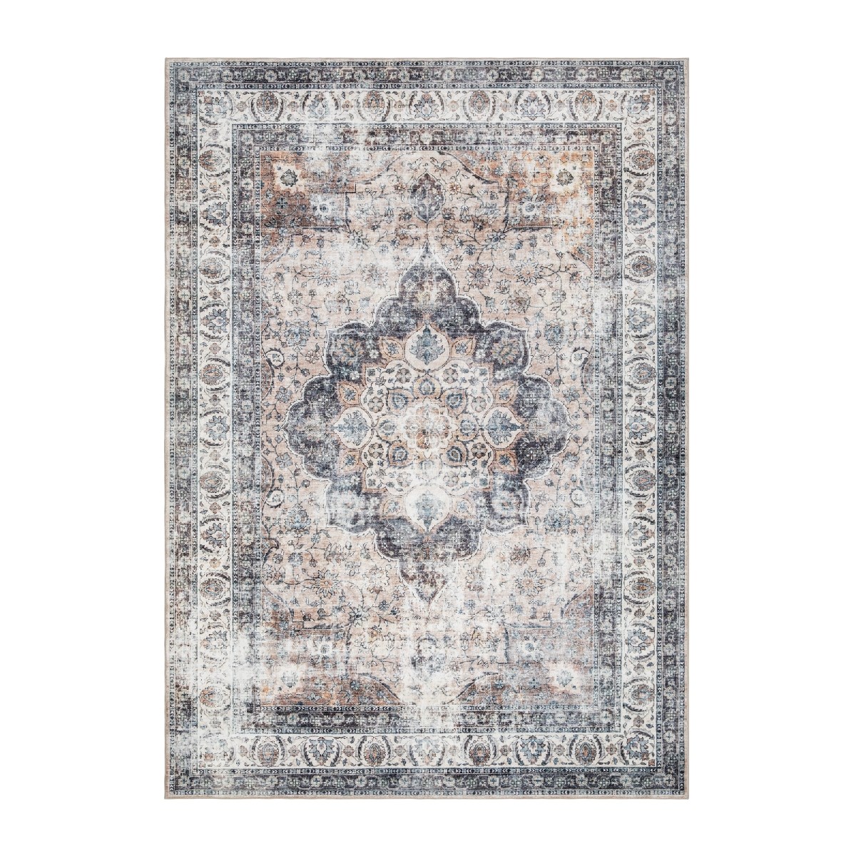 Wiltonmatta Tarfaya Medallion Natur Beige, 230x160cm