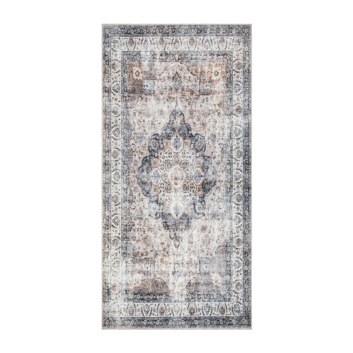 Wiltonmatta Tarfaya Medallion Natur Beige, 150x80cm