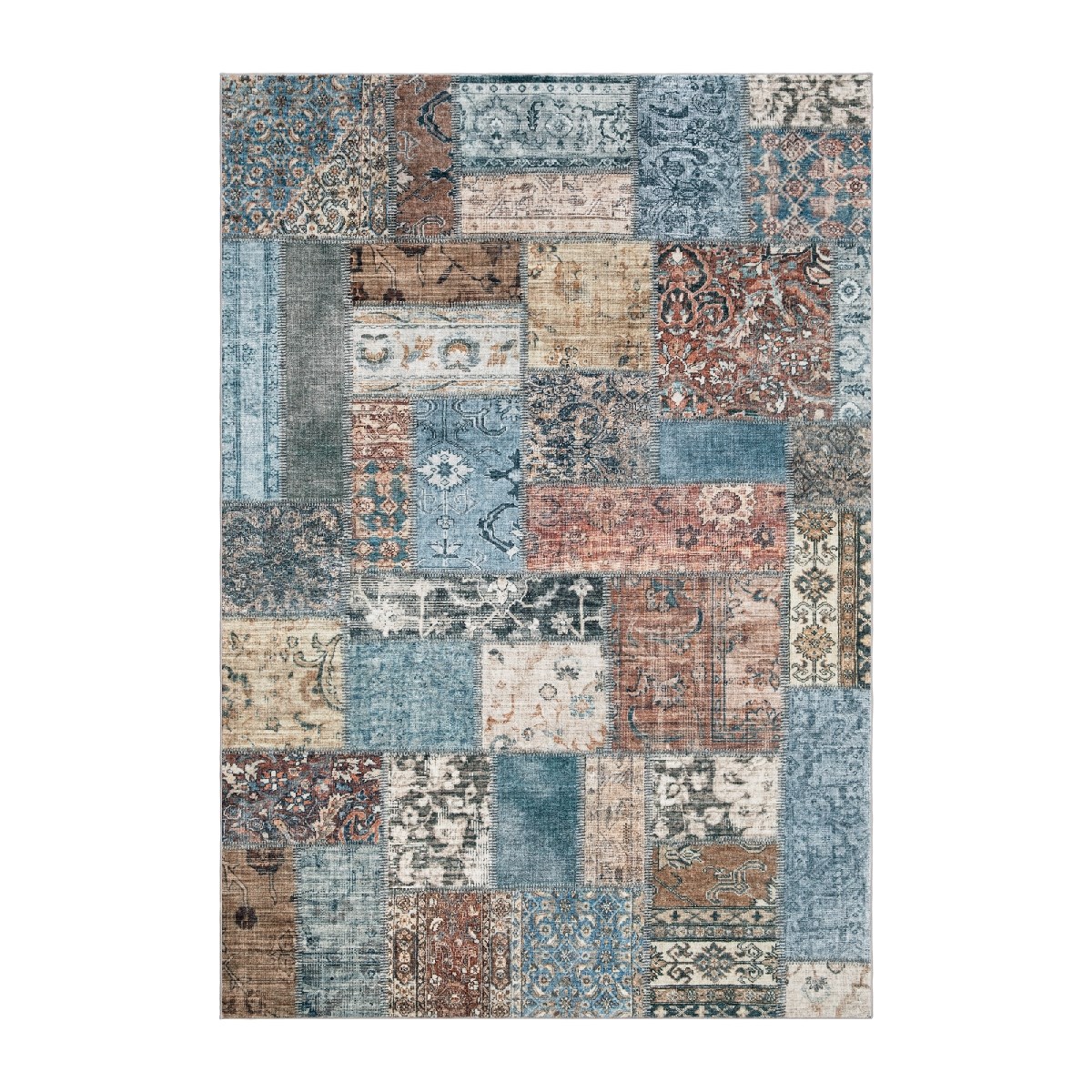 Wiltonmatta Tarfaya Patch Multi, 230x160cm