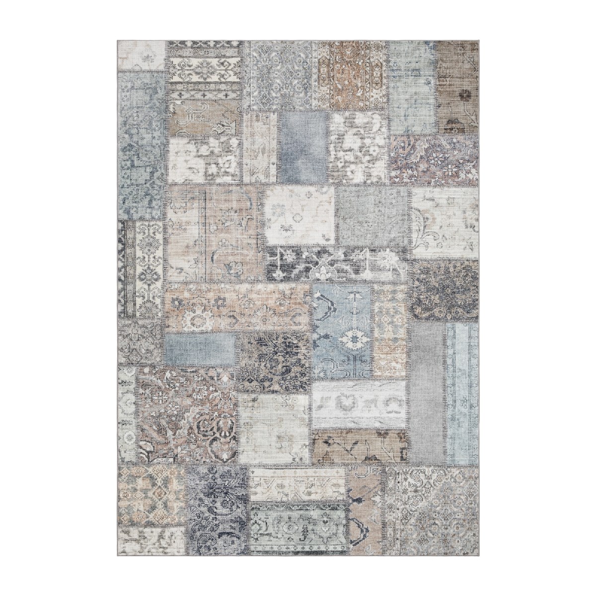 Wiltonmatta Tarfaya Patch Natur Beige, 230x160cm