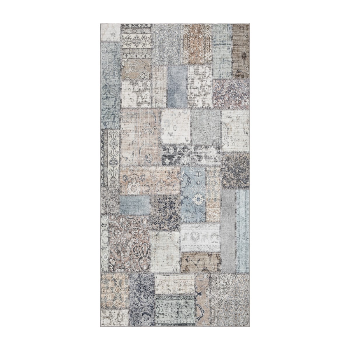 Wiltonmatta Tarfaya Patch Natur Beige, 150x80cm