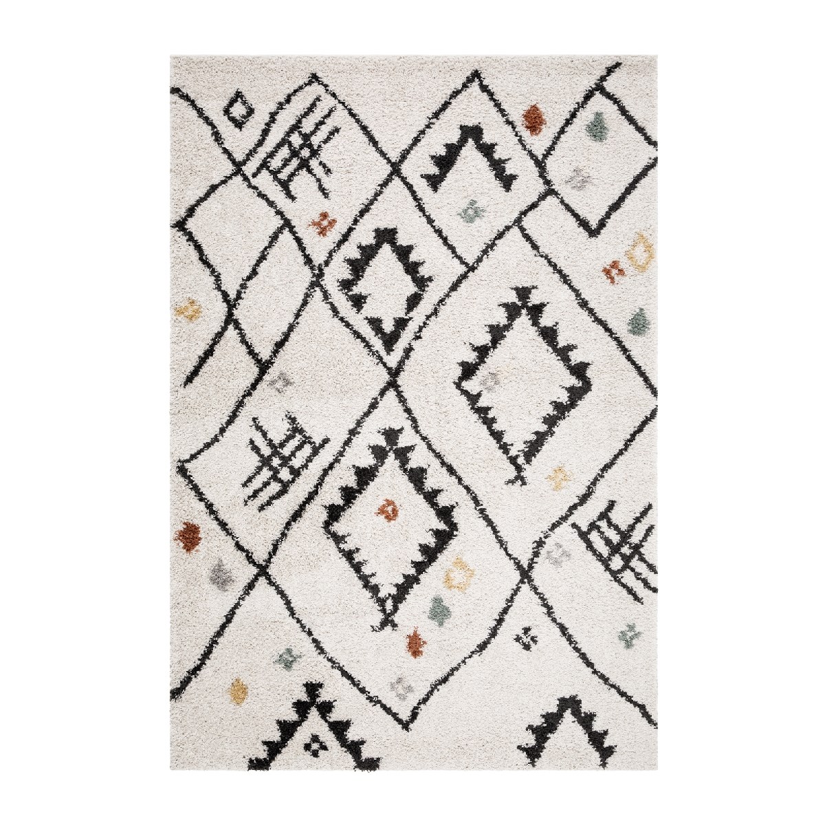 Ryamatta Portland Kilim Vit, 200x140cm