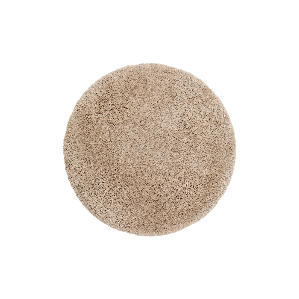 Ryamatta Floki Natur Rund Ljusbeige, 200cm