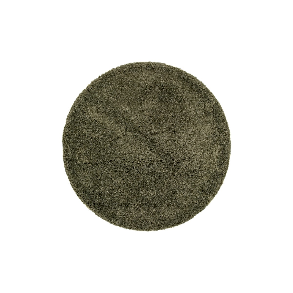 Ryamatta Floki Rund Grön, 200cm