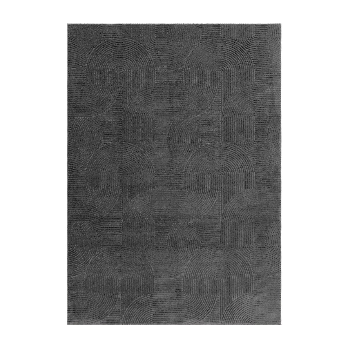 Rumsmatta Castello Art Grafit Mörkgrå, 230x160cm