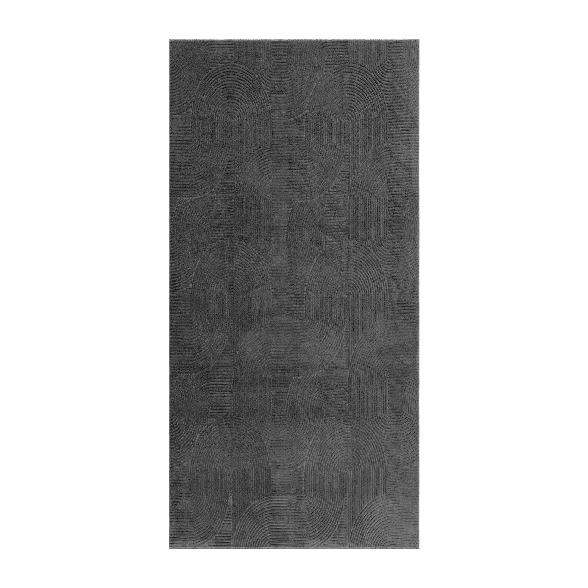 Rumsmatta Castello Art Grafit Mörkgrå, 150x80cm