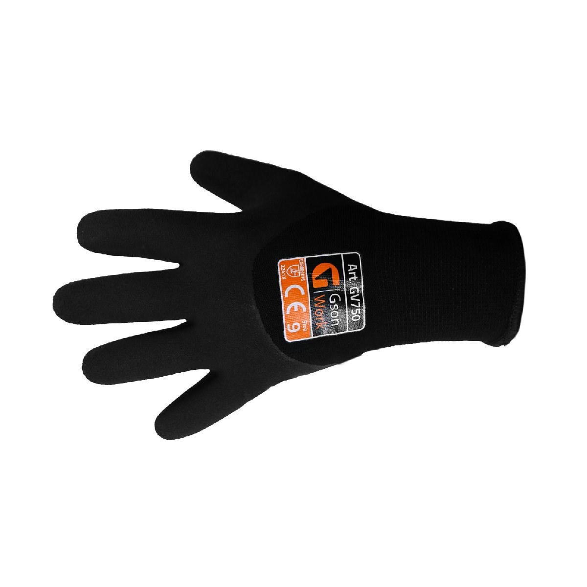 Arbetshandske Stickad Storlek 8