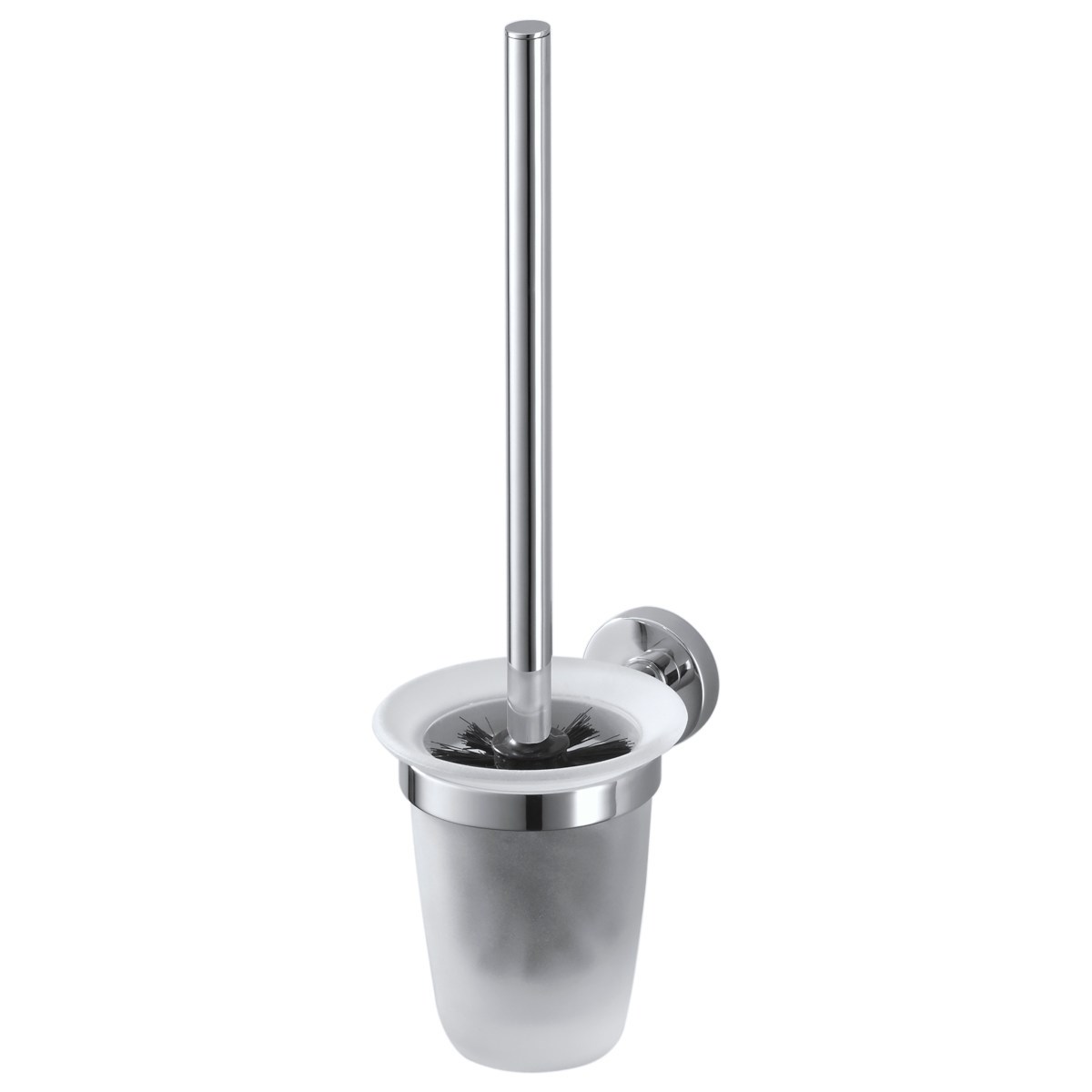 Toalettborste Kosmos Med Glasbehållare Krom