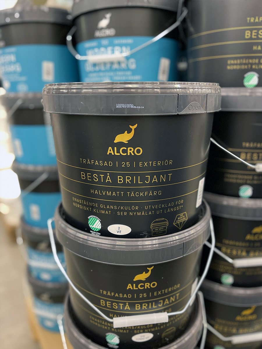 Fasadfärg till kanonpris